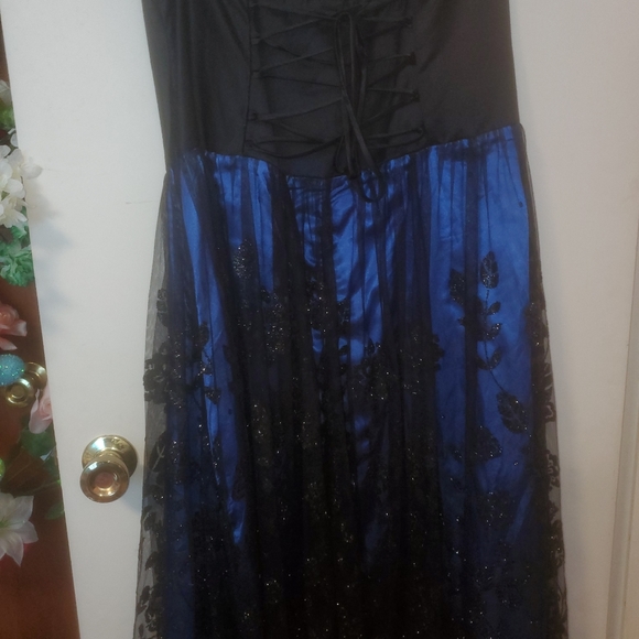 Vintage Sparkly Prom Dress y2k Whimsigoth - Picture 8 of 13